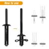 imageGOOACC 151PCS Bumper Retainer Fender Clips with Fastener Remover Grille Fastener PushType Plastic Rivets Compatible with 20072024 Jeep Wrangler 20052010 Grand Cherokee 20022010 Liberty KJ KK60Pcs Clips  Fastener Remover