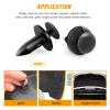imageGOOACC 151PCS Bumper Retainer Fender Clips with Fastener Remover Grille Fastener PushType Plastic Rivets Compatible with 20072024 Jeep Wrangler 20052010 Grand Cherokee 20022010 Liberty KJ KK110Pcs Clips  Fastener Remover