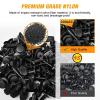 imageGOOACC 151PCS Bumper Retainer Fender Clips with Fastener Remover Grille Fastener PushType Plastic Rivets Compatible with 20072024 Jeep Wrangler 20052010 Grand Cherokee 20022010 Liberty KJ KK120Pcs Clips  Fastener Remover