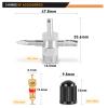 imageGOOACC 189PCS Bumper Retainer Clips Car Plastic Rivets Fasteners Push Retainer Kit Most Popular Sizes Auto Push Pin Rivets Set Door Trim Panel Fender Clips for Lexus140Pcs Clips  Remover