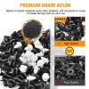 imageGOOACC 189PCS Bumper Retainer Clips Car Plastic Rivets Fasteners Push Retainer Kit Most Popular Sizes Auto Push Pin Rivets Set Door Trim Panel Fender Clips for Lexus120Pcs Clip 5 Remover Blue