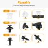 imageGOOACC 189PCS Bumper Retainer Clips Car Plastic Rivets Fasteners Push Retainer Kit Most Popular Sizes Auto Push Pin Rivets Set Door Trim Panel Fender Clips for Lexus100Pcs Clips  Remover