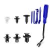 imageGOOACC 189PCS Bumper Retainer Clips Car Plastic Rivets Fasteners Push Retainer Kit Most Popular Sizes Auto Push Pin Rivets Set Door Trim Panel Fender Clips for Lexus120Pcs Clip 5 Remover Blue