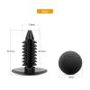 imageGOOACC 400PCS Universal Plastic Fender Clips Push Bumper Fastener Rivet Clips Compatible for GM Ford Chrysler Toyota Honda with 6 Most Popular Sizes100Pcs Clips7mm