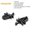 imageGOOACC 400PCS Universal Plastic Fender Clips Push Bumper Fastener Rivet Clips Compatible for GM Ford Chrysler Toyota Honda with 6 Most Popular Sizes20Pcs Grille Clip