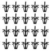imageGOOACC 400PCS Universal Plastic Fender Clips Push Bumper Fastener Rivet Clips Compatible for GM Ford Chrysler Toyota Honda with 6 Most Popular Sizes20Pcs Grille Clip