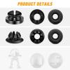 imageGOOACC 400PCS Universal Plastic Fender Clips Push Bumper Fastener Rivet Clips Compatible for GM Ford Chrysler Toyota Honda with 6 Most Popular Sizes30Pcs Hood Rod Clip