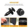 imageGOOACC 400PCS Universal Plastic Fender Clips Push Bumper Fastener Rivet Clips Compatible for GM Ford Chrysler Toyota Honda with 6 Most Popular Sizes400Pcs Clips6 Size