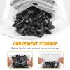 imageGOOACC 400PCS Universal Plastic Fender Clips Push Bumper Fastener Rivet Clips Compatible for GM Ford Chrysler Toyota Honda with 6 Most Popular Sizes50pcs M6 Fender Clip