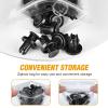 imageGOOACC 400PCS Universal Plastic Fender Clips Push Bumper Fastener Rivet Clips Compatible for GM Ford Chrysler Toyota Honda with 6 Most Popular Sizes50Pcs Clips10mm