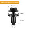 imageGOOACC 400PCS Universal Plastic Fender Clips Push Bumper Fastener Rivet Clips Compatible for GM Ford Chrysler Toyota Honda with 6 Most Popular Sizes50Pcs Lower Radiator Shield Clips