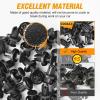 imageGOOACC 400PCS Universal Plastic Fender Clips Push Bumper Fastener Rivet Clips Compatible for GM Ford Chrysler Toyota Honda with 6 Most Popular Sizes50Pcs Clips10mm