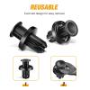 imageGOOACC 400PCS Universal Plastic Fender Clips Push Bumper Fastener Rivet Clips Compatible for GM Ford Chrysler Toyota Honda with 6 Most Popular Sizes50Pcs Clips10mm