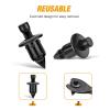 imageGOOACC 400PCS Universal Plastic Fender Clips Push Bumper Fastener Rivet Clips Compatible for GM Ford Chrysler Toyota Honda with 6 Most Popular Sizes50pcs M6 Fender Clip