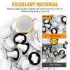 imageGOOACC 400PCS Universal Plastic Fender Clips Push Bumper Fastener Rivet Clips Compatible for GM Ford Chrysler Toyota Honda with 6 Most Popular Sizes50Pcs Door Trim Panel Retainer