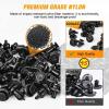 imageGOOACC BumperampampSplash Shield Retainer Metal Insert Clips Assortment Kit for Acura Honda 91503SZ3003 91503SZ5003 91506S9A003 Toyota Fender Liner 9046707215 4Way Valve Tools Tire Caps Cores100Pcs Clips  Fastener Remover