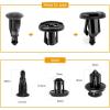 imageGOOACC BumperampampSplash Shield Retainer Metal Insert Clips Assortment Kit for Acura Honda 91503SZ3003 91503SZ5003 91506S9A003 Toyota Fender Liner 9046707215 4Way Valve Tools Tire Caps Cores150Pcs Clips  Fastener Remover