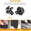imageGOOACC BumperampampSplash Shield Retainer Metal Insert Clips Assortment Kit for Acura Honda 91503SZ3003 91503SZ5003 91506S9A003 Toyota Fender Liner 9046707215 4Way Valve Tools Tire Caps Cores100Pcs Clips  Fastener Remover
