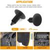imageGOOACC GRC18 100PCS 7mm 8mm 10mm Nylon Push Expansion Screws Replacement KitBumper Fastener Rivet Clips GM 21030249 Ford N807389S