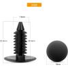 imageGOOACC GRC18 100PCS 7mm 8mm 10mm Nylon Push Expansion Screws Replacement KitBumper Fastener Rivet Clips GM 21030249 Ford N807389S