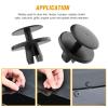 imageGOOACC GRC30 120PCS Car Retainer 63mm 8mm 9mm 10mm Expansion Screws Replacement Kit Bumper Push Rivet Clips 1PC Fastener Remover120Pcs 510mm Clips  Remover