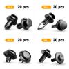 imageGOOACC GRC30 120PCS Car Retainer 63mm 8mm 9mm 10mm Expansion Screws Replacement Kit Bumper Push Rivet Clips 1PC Fastener Remover120Pcs Clips  Remover