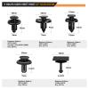 imageGOOACC GRC30 120PCS Car Retainer 63mm 8mm 9mm 10mm Expansion Screws Replacement Kit Bumper Push Rivet Clips 1PC Fastener Remover158 Clips  Tools