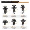 imageGOOACC GRC30 120PCS Car Retainer 63mm 8mm 9mm 10mm Expansion Screws Replacement Kit Bumper Push Rivet Clips 1PC Fastener Remover240Pcs Clips  Remover
