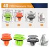 imageGOOACC GRC30 120PCS Car Retainer 63mm 8mm 9mm 10mm Expansion Screws Replacement Kit Bumper Push Rivet Clips 1PC Fastener Remover40pcs 910mm Clips