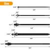 imageGOOACC Push Mount Cable Zip Ties Heavy Duty Nylon Push Mount 4 Popular Sizes Self Locking Cable Strap Assortment for Indoor Outdoor Wire Tying Construction Auto ect 120 Pcs160pcs Push Mount Cable Zip Tie5 Sizes