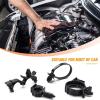 imageGOOACC Push Mount Cable Zip Ties Heavy Duty Nylon Push Mount 4 Popular Sizes Self Locking Cable Strap Assortment for Indoor Outdoor Wire Tying Construction Auto ect 120 Pcs60pcs Wire Routing Clips