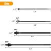 imageGOOACC Push Mount Cable Zip Ties Heavy Duty Nylon Push Mount 4 Popular Sizes Self Locking Cable Strap Assortment for Indoor Outdoor Wire Tying Construction Auto ect 120 Pcs120pcs Push Mount Cable Zip Tie4 Sizes