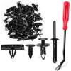 imageGOOACC 151PCS Bumper Retainer Fender Clips with Fastener Remover Grille Fastener PushType Plastic Rivets Compatible with 20072024 Jeep Wrangler 20052010 Grand Cherokee 20022010 Liberty KJ KK120Pcs Clips  Fastener Remover