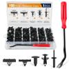 160Pcs Clips + Fastener Remover