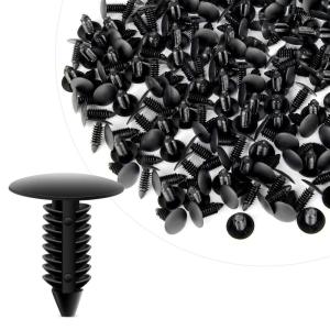 imageGOOACC 400PCS Universal Plastic Fender Clips Push Bumper Fastener Rivet Clips Compatible for GM Ford Chrysler Toyota Honda with 6 Most Popular Sizes100Pcs Clips7mm