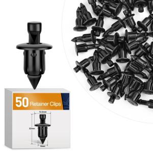 imageGOOACC 400PCS Universal Plastic Fender Clips Push Bumper Fastener Rivet Clips Compatible for GM Ford Chrysler Toyota Honda with 6 Most Popular Sizes50pcs M6 Fender Clip