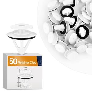 imageGOOACC 400PCS Universal Plastic Fender Clips Push Bumper Fastener Rivet Clips Compatible for GM Ford Chrysler Toyota Honda with 6 Most Popular Sizes50Pcs Door Trim Panel Retainer
