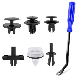 imageGOOACC GRC30 120PCS Car Retainer 63mm 8mm 9mm 10mm Expansion Screws Replacement Kit Bumper Push Rivet Clips 1PC Fastener Remover120Pcs 510mm Clips  Remover