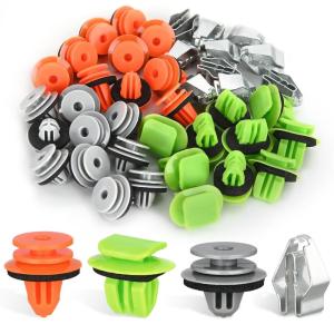 imageGOOACC GRC30 120PCS Car Retainer 63mm 8mm 9mm 10mm Expansion Screws Replacement Kit Bumper Push Rivet Clips 1PC Fastener Remover40pcs 910mm Clips