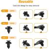 imageGOOACC 100PCS 7mm 8mm 10mm Compatible with Subaru Push Type Retainer Fasteners Rivets Clips OEM Upgrade for 909140007 909130067 ampamp 909140051  Bonus Fastener Remover