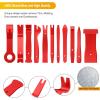 imageGOOACC 40Pcs Trim Removal ToolAuto Terminal Removal Key ToolAuto Clip Pliers Stereo Removal ToolsCar Upholstery Repair Removal KitPrecision Hook and Pick SetWiring ThreaderCar Film ScrapeYellowRed