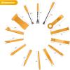 imageGOOACC 40Pcs Trim Removal ToolAuto Terminal Removal Key ToolAuto Clip Pliers Stereo Removal ToolsCar Upholstery Repair Removal KitPrecision Hook and Pick SetWiring ThreaderCar Film ScrapeYellowYellow