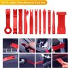 imageGOOACC 40Pcs Trim Removal ToolAuto Terminal Removal Key ToolAuto Clip Pliers Stereo Removal ToolsCar Upholstery Repair Removal KitPrecision Hook and Pick SetWiring ThreaderCar Film ScrapeYellowRed