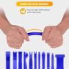 imageGOOACC 40Pcs Trim Removal ToolAuto Terminal Removal Key ToolAuto Clip Pliers Stereo Removal ToolsCar Upholstery Repair Removal KitPrecision Hook and Pick SetWiring ThreaderCar Film ScrapeYellowBlue