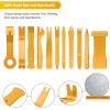 imageGOOACC 40Pcs Trim Removal ToolAuto Terminal Removal Key ToolAuto Clip Pliers Stereo Removal ToolsCar Upholstery Repair Removal KitPrecision Hook and Pick SetWiring ThreaderCar Film ScrapeYellowYellow