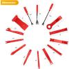 imageGOOACC 40Pcs Trim Removal ToolAuto Terminal Removal Key ToolAuto Clip Pliers Stereo Removal ToolsCar Upholstery Repair Removal KitPrecision Hook and Pick SetWiring ThreaderCar Film ScrapeYellowRed
