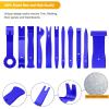 imageGOOACC 40Pcs Trim Removal ToolAuto Terminal Removal Key ToolAuto Clip Pliers Stereo Removal ToolsCar Upholstery Repair Removal KitPrecision Hook and Pick SetWiring ThreaderCar Film ScrapeYellowBlue