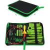 imageGOOACC 40Pcs Trim Removal ToolAuto Terminal Removal Key ToolAuto Clip Pliers Stereo Removal ToolsCar Upholstery Repair Removal KitPrecision Hook and Pick SetWiring ThreaderCar Film ScrapeYellowGreen