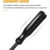 imageGOOACC Car PanelUpholstery Remover Ergonomic Stainless Steel Fastener Remover  Easily Removes Plastic Fasteners Reduces Damage to Panels and Loss of Clips YellowBlack