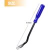 imageGOOACC Car PanelUpholstery Remover Ergonomic Stainless Steel Fastener Remover  Easily Removes Plastic Fasteners Reduces Damage to Panels and Loss of Clips YellowBlue